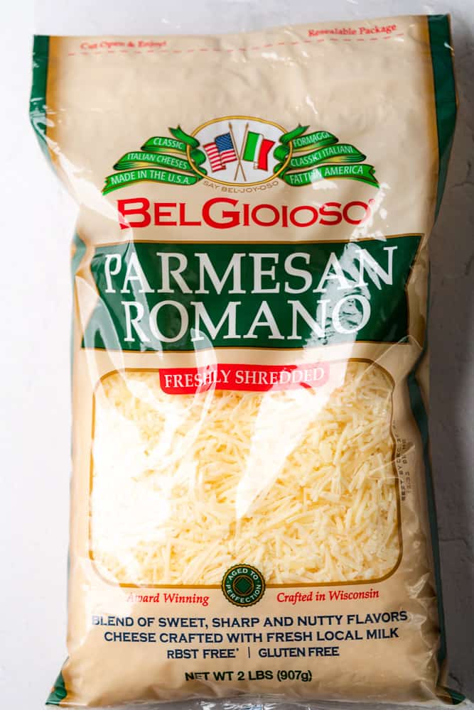 parmesan and romano cheese