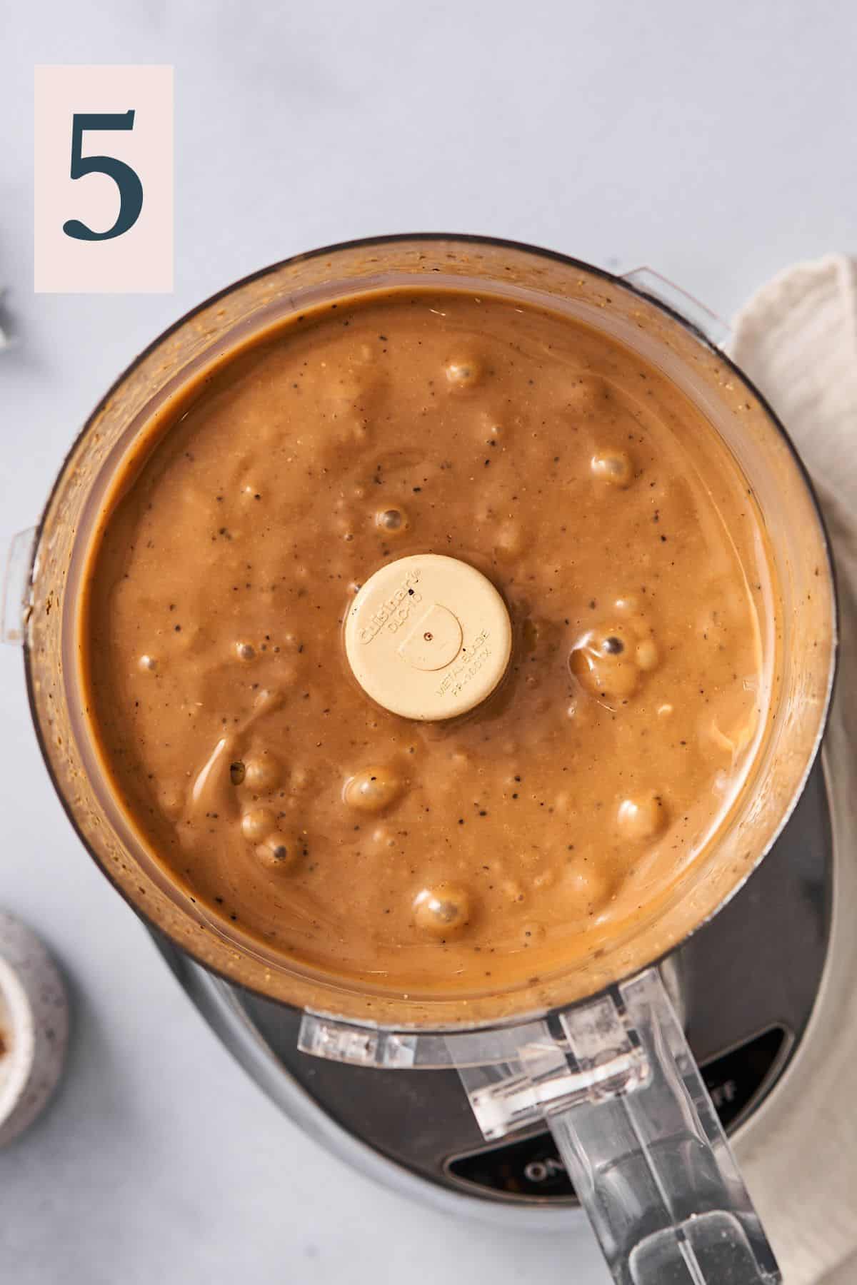 creamy and smooth balsamic dressing in a food processor. 